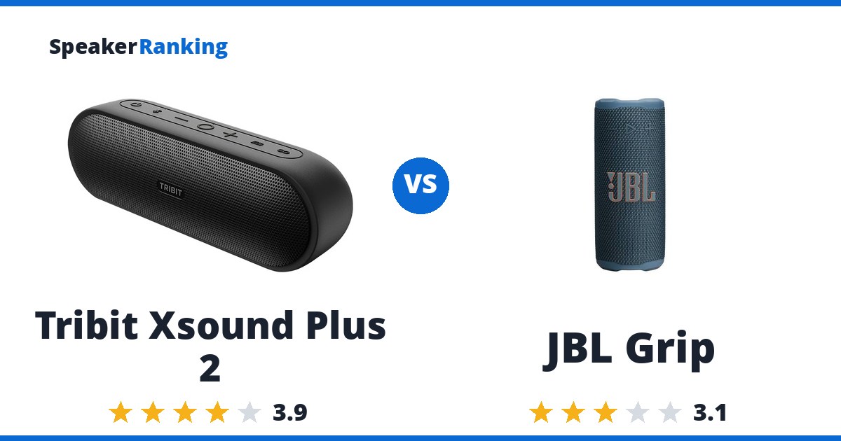 Tribit Xsound Plus 2 vs JBL Grip