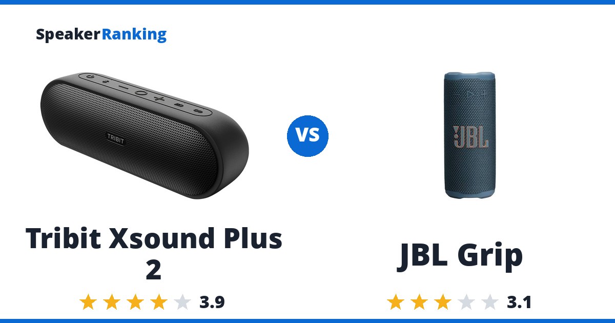 Tribit Xsound Plus 2 vs JBL Grip