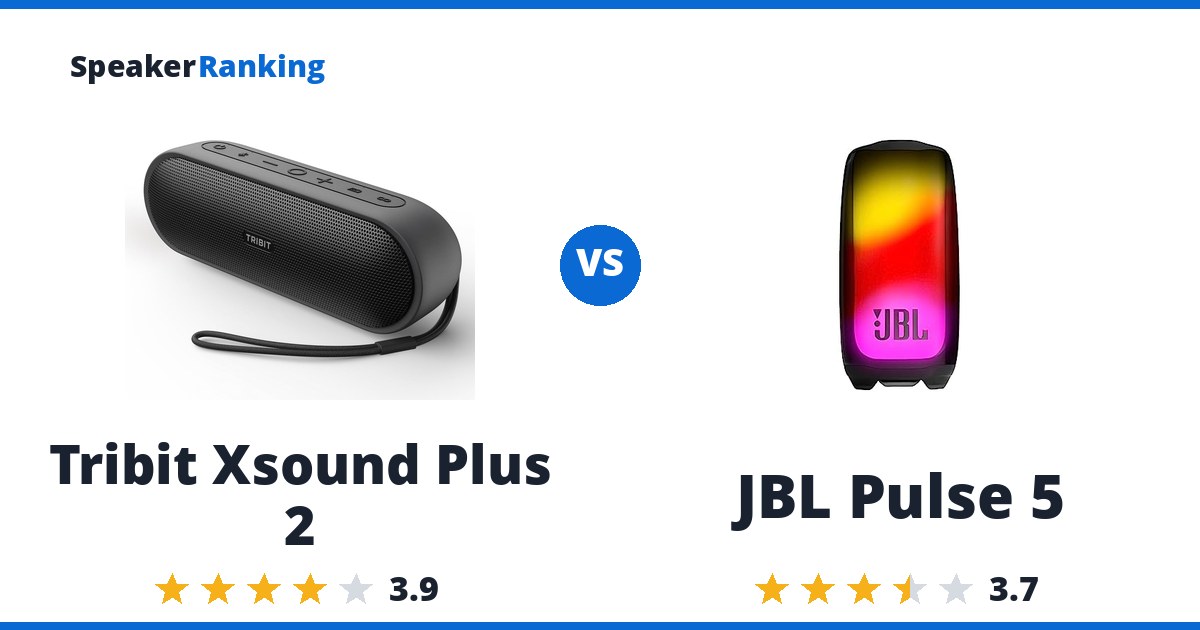 Tribit Xsound Plus 2 vs JBL Pulse 5