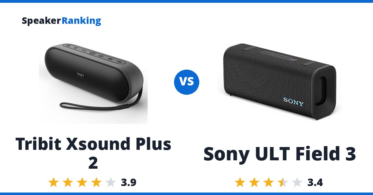 Tribit Xsound Plus 2 vs Sony ULT Field 3