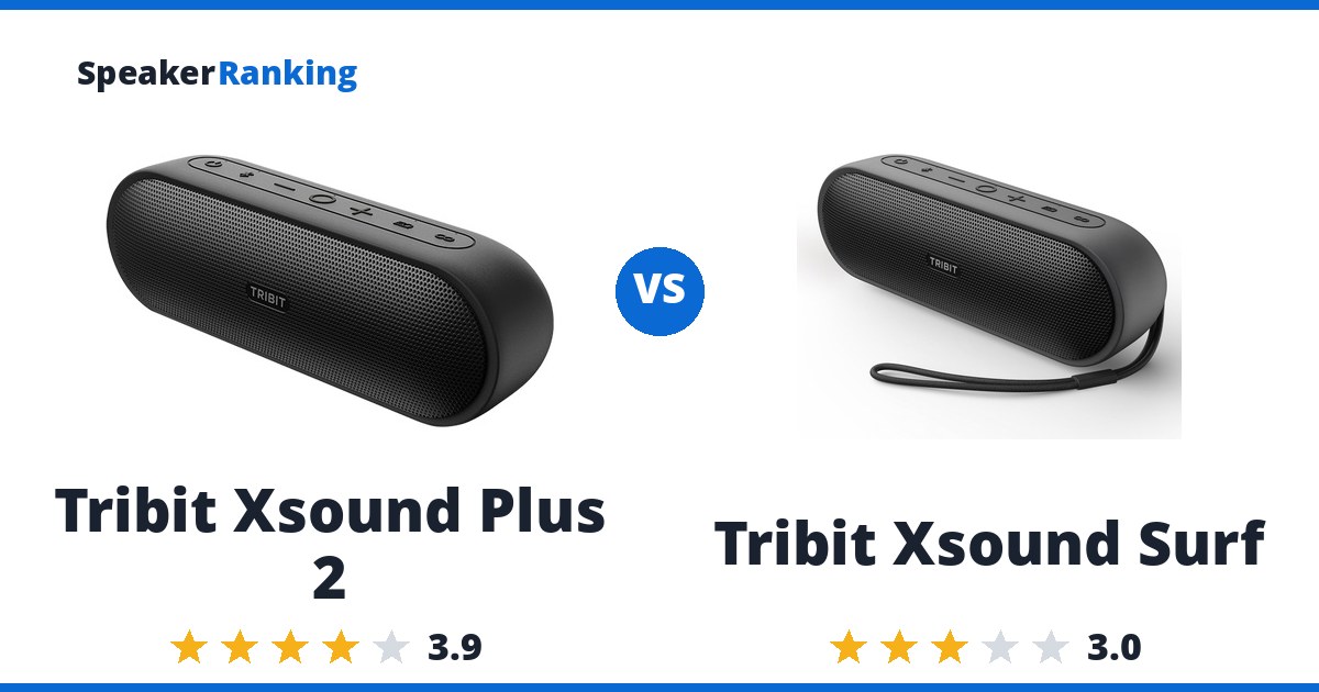 Tribit Xsound Plus 2 vs Tribit Xsound Surf