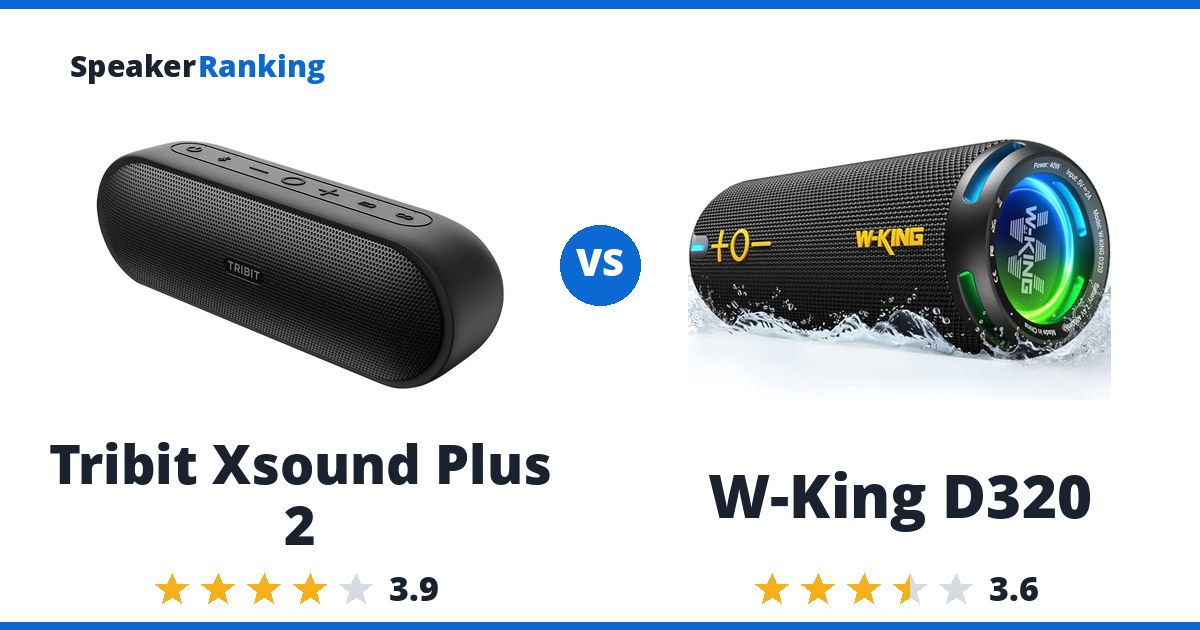 Tribit Xsound Plus 2 vs W-King D320