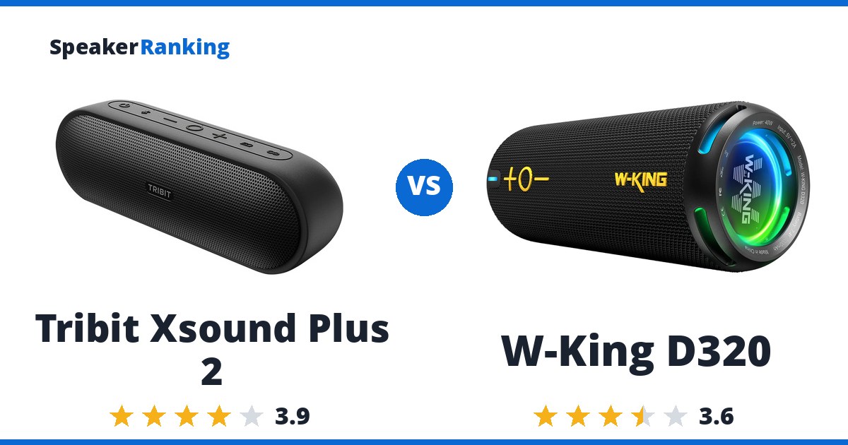 Tribit Xsound Plus 2 vs W-King D320