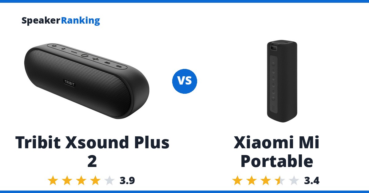 Tribit Xsound Plus 2 vs Xiaomi Mi Portable