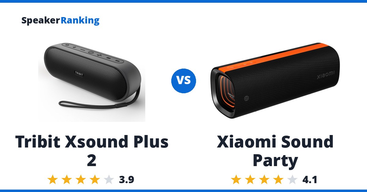 Tribit Xsound Plus 2 vs Xiaomi Sound Party