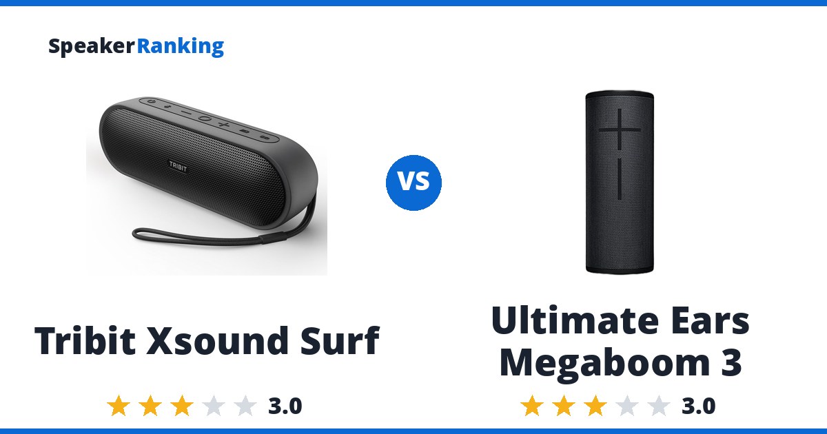 Tribit Xsound Surf vs Ultimate Ears Megaboom 3
