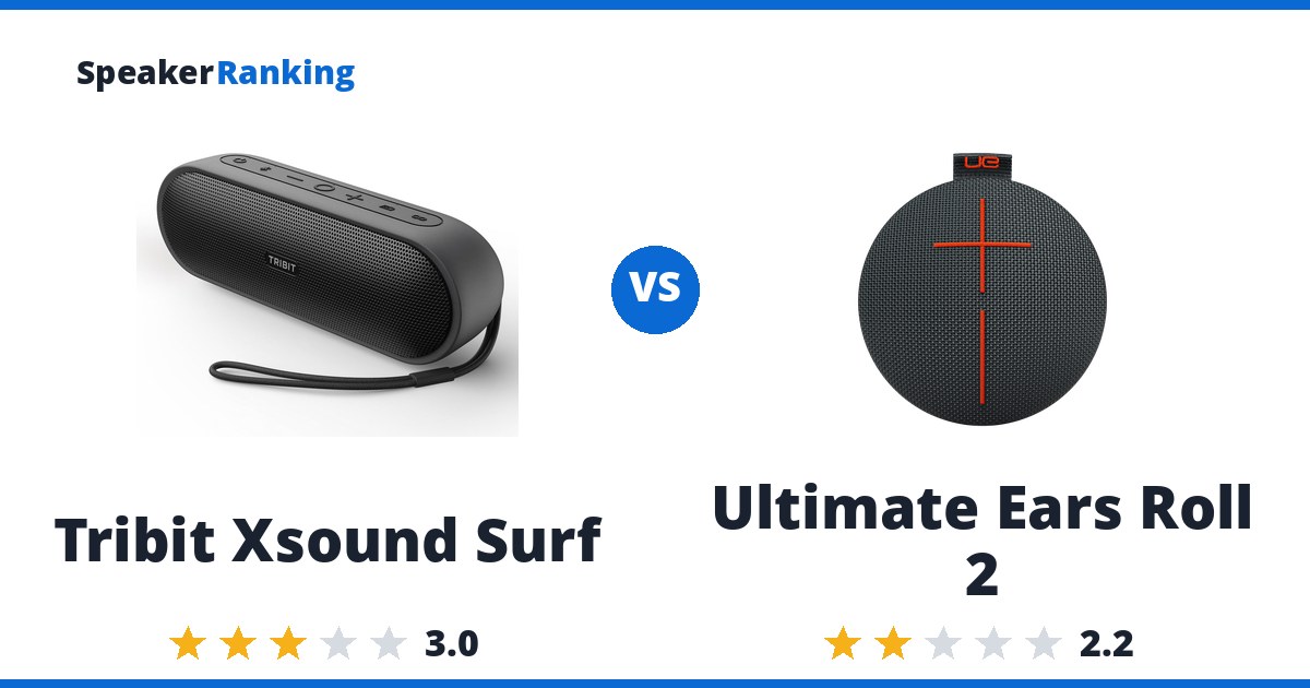 Tribit Xsound Surf vs Ultimate Ears Roll 2