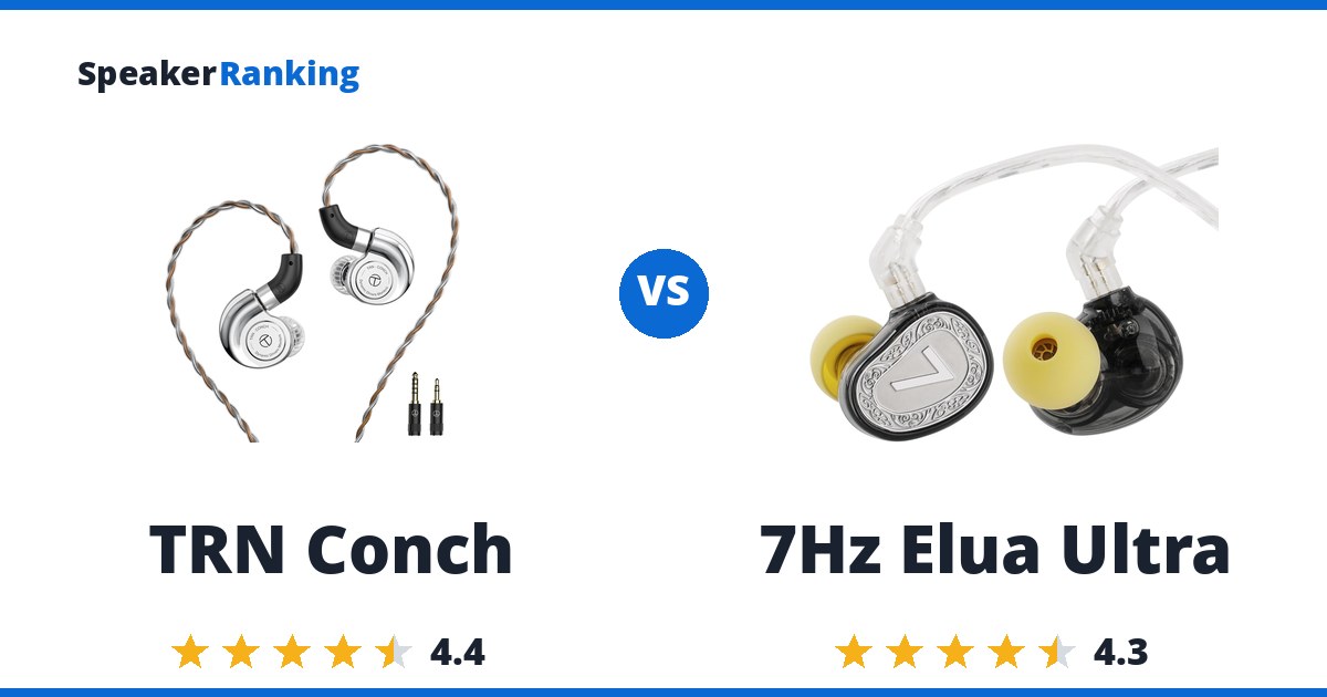 TRN Conch vs 7Hz Elua Ultra