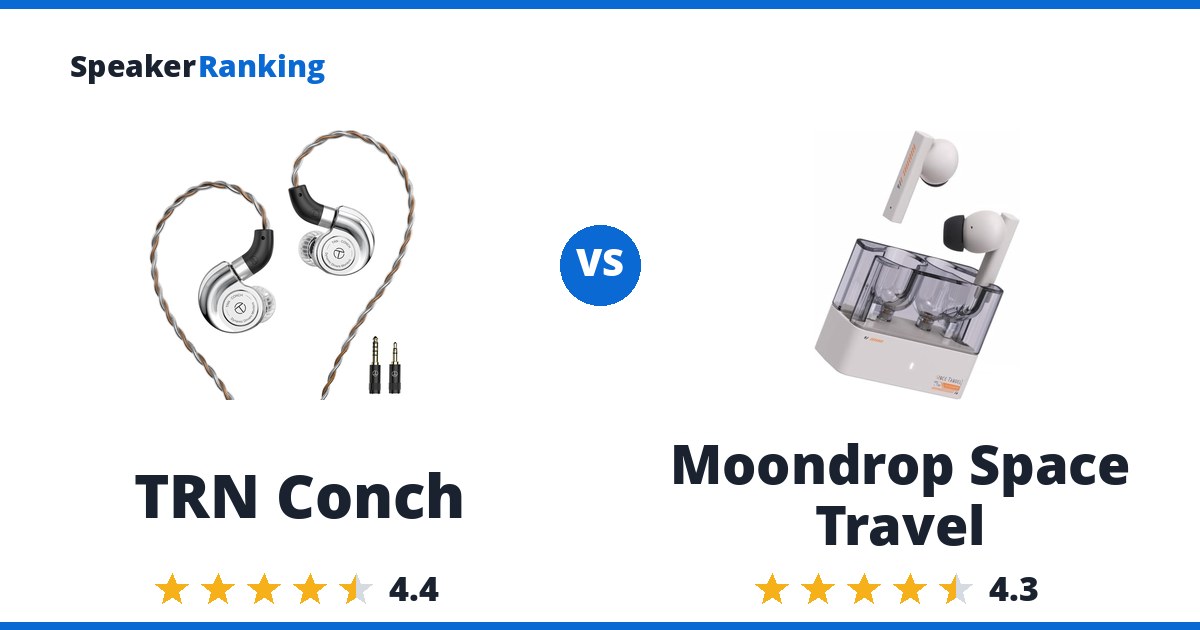 TRN Conch vs Moondrop Space Travel