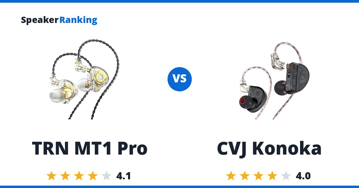 TRN MT1 Pro vs CVJ Konoka