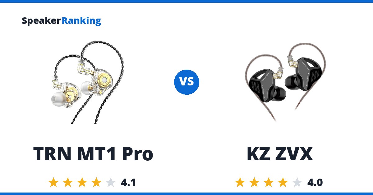 TRN MT1 Pro vs KZ ZVX