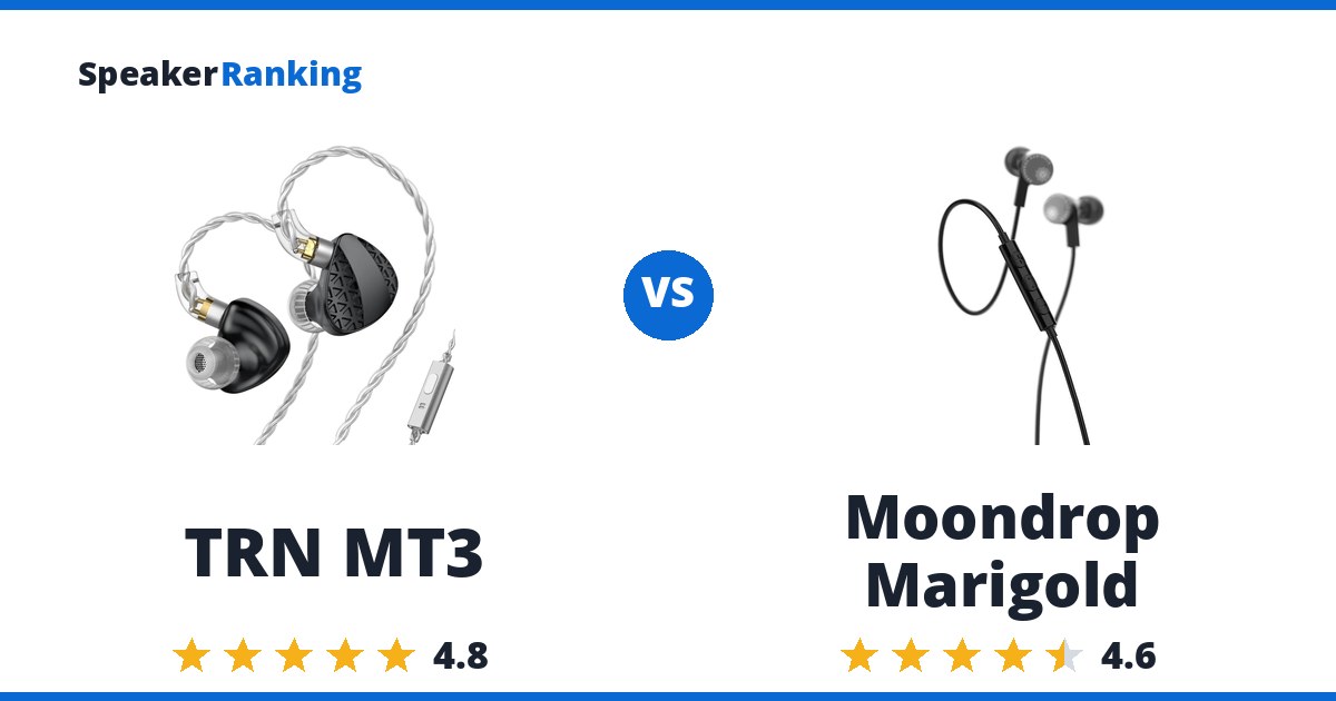 TRN MT3 vs Moondrop Marigold