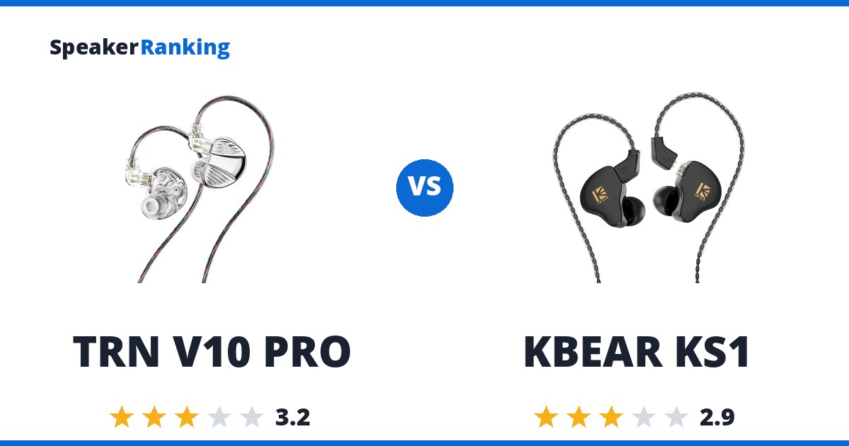 TRN V10 PRO vs KBEAR KS1