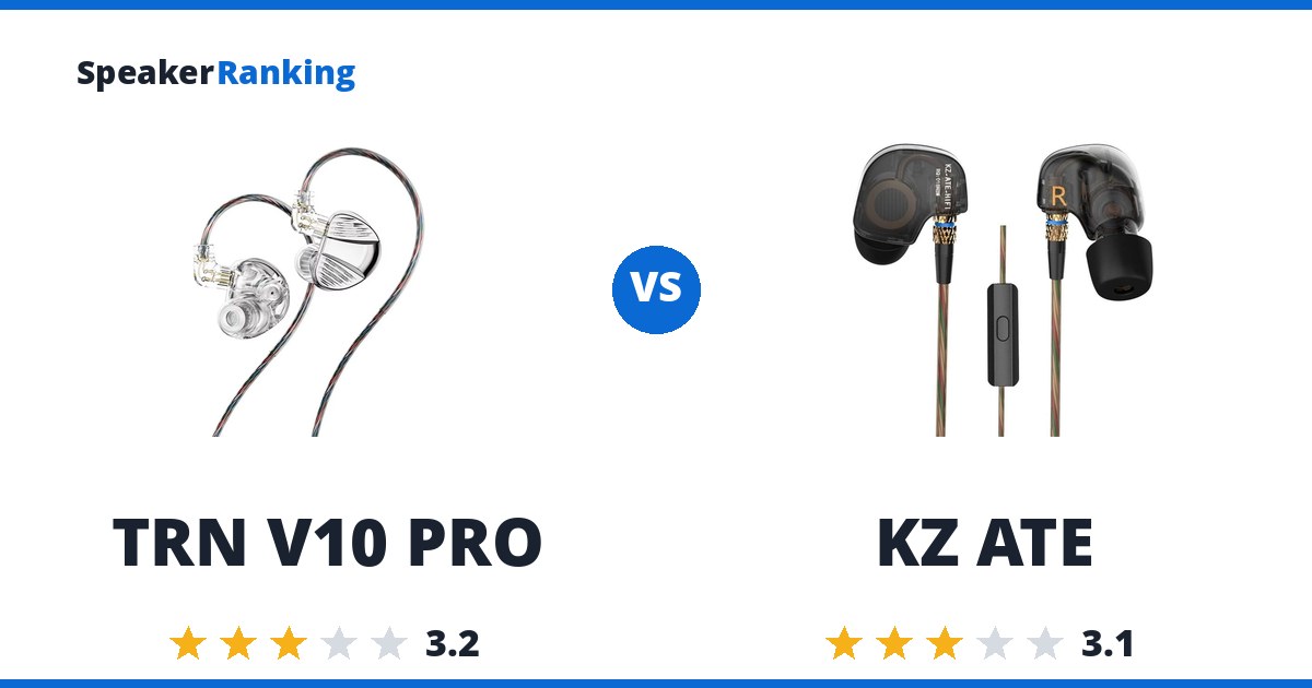 TRN V10 PRO vs KZ ATE