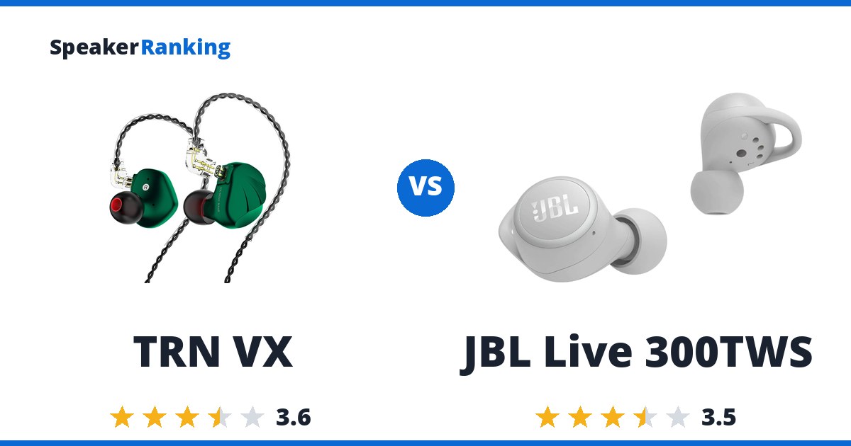 TRN VX vs JBL Live 300TWS