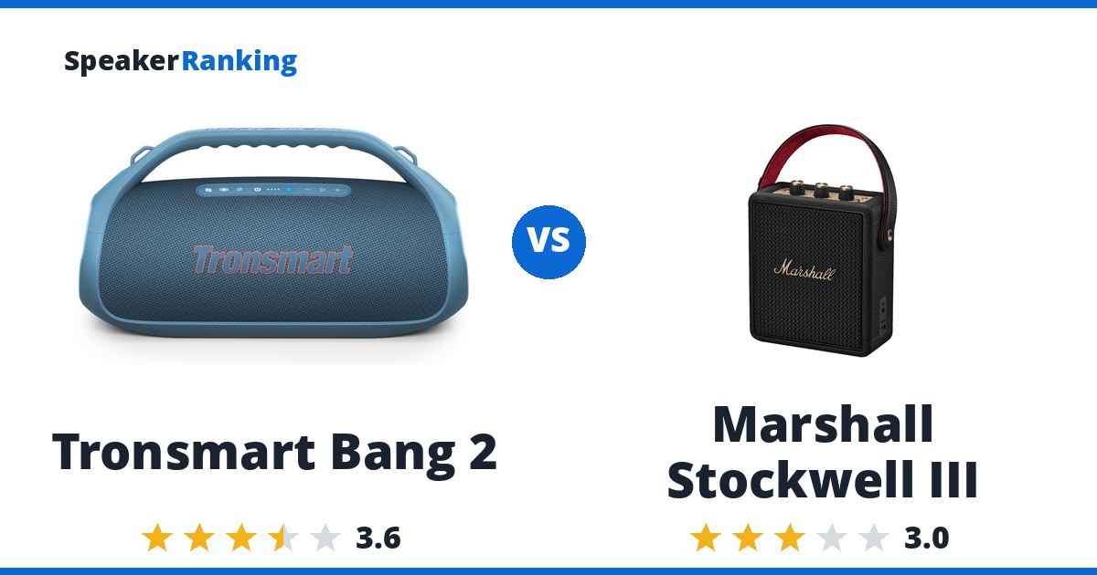 Tronsmart Bang 2 vs Marshall Stockwell III