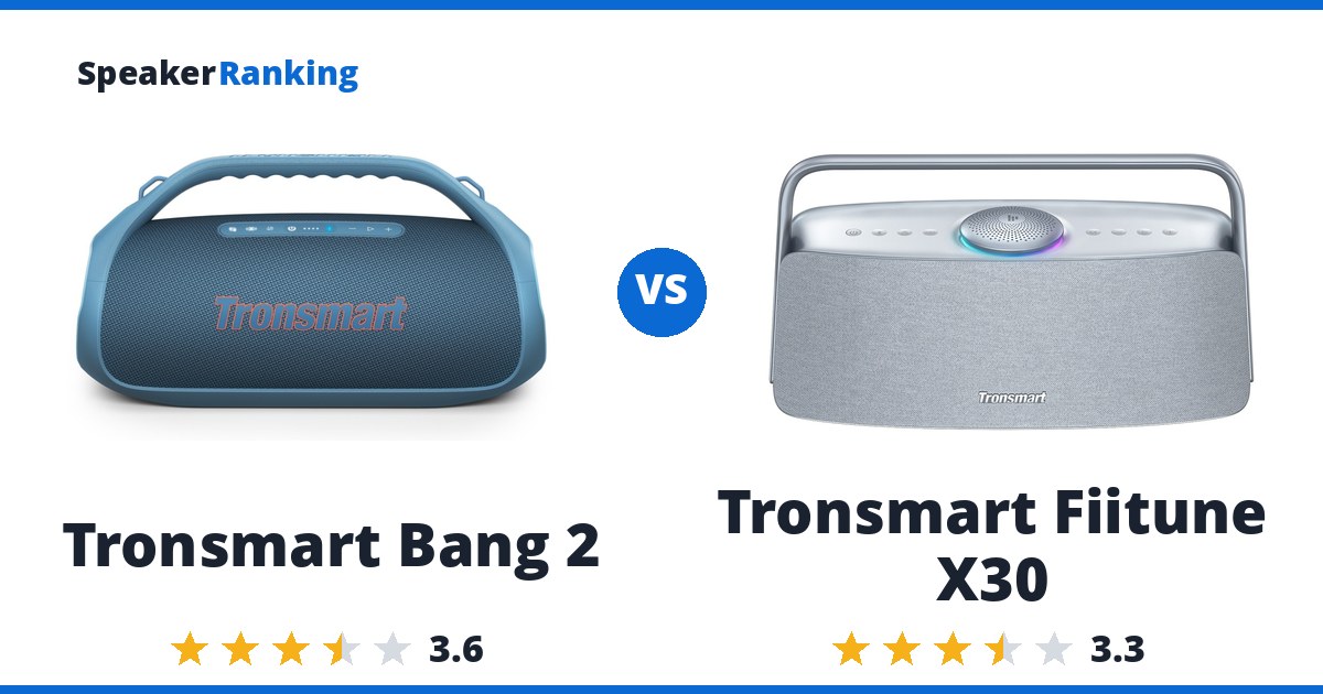 Tronsmart Bang 2 vs Tronsmart Fiitune X30