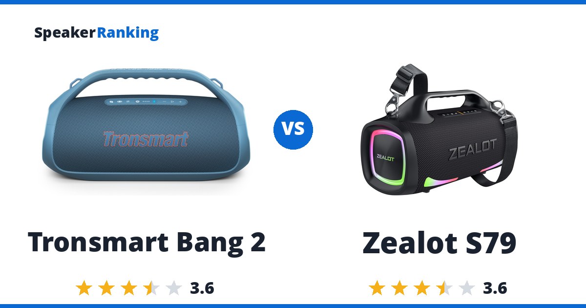 Tronsmart Bang 2 vs Zealot S79
