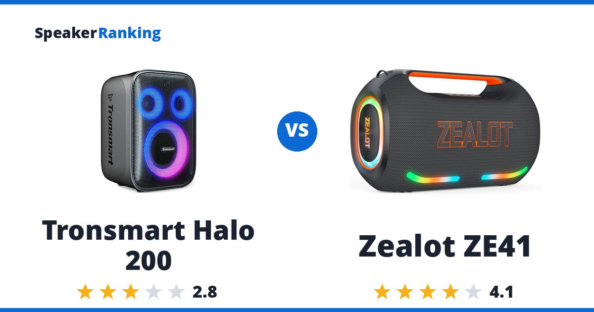 Tronsmart Halo 200 vs Zealot ZE41