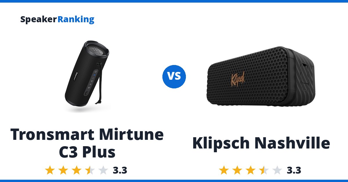 Tronsmart Mirtune C3 Plus vs Klipsch Nashville