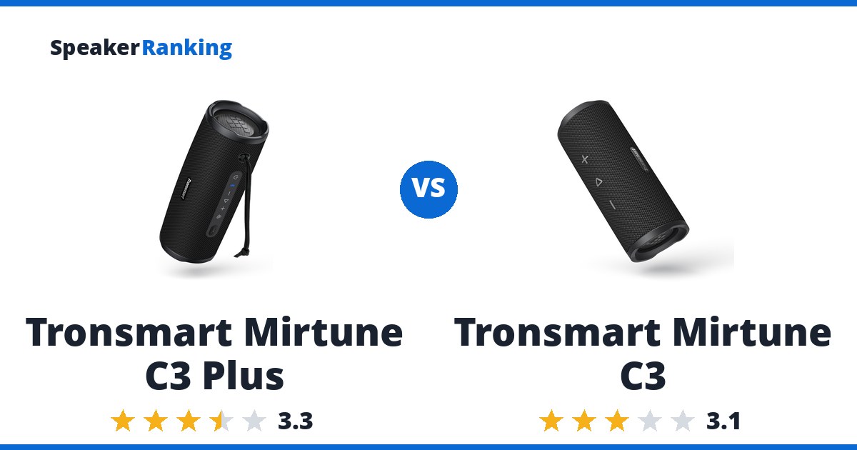 Tronsmart Mirtune C3 Plus vs Tronsmart Mirtune C3