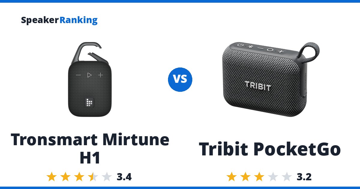Tronsmart Mirtune H1 vs Tribit PocketGo
