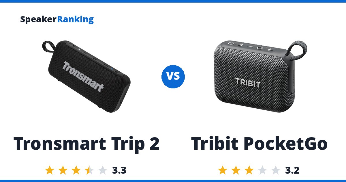 Tronsmart Trip 2 vs Tribit PocketGo