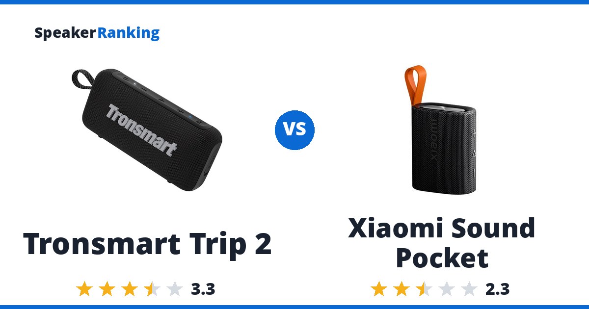 Tronsmart Trip 2 vs Xiaomi Sound Pocket