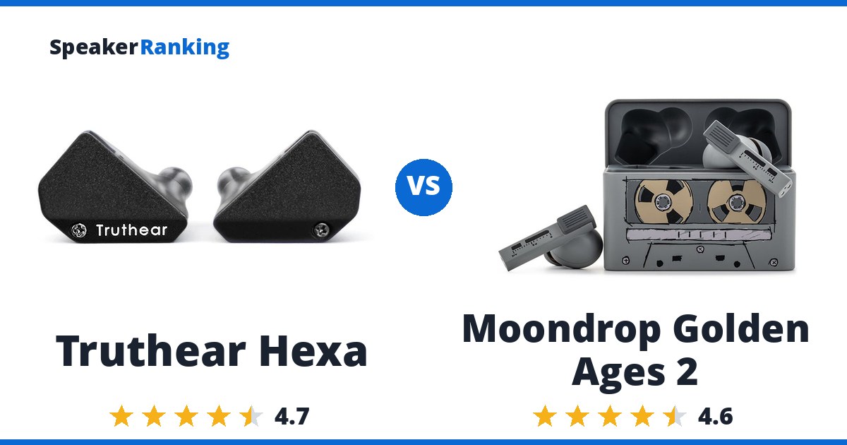 Truthear Hexa vs Moondrop Golden Ages 2