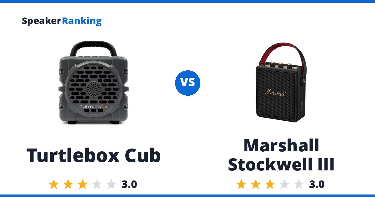 Turtlebox Cub vs Marshall Stockwell III
