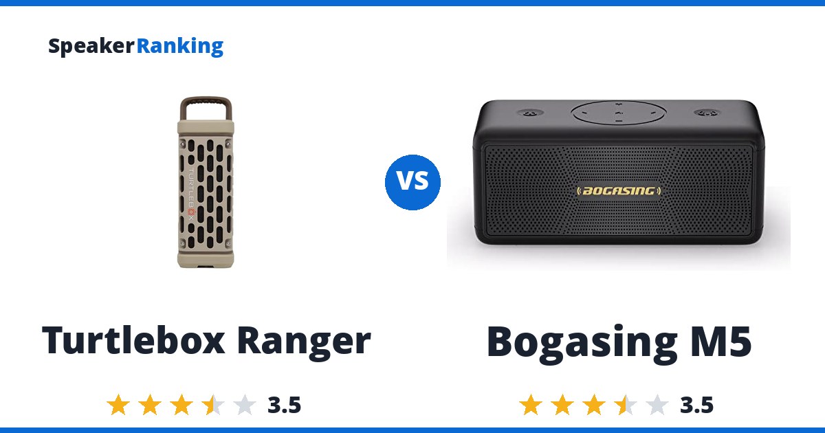 Turtlebox Ranger vs Bogasing M5