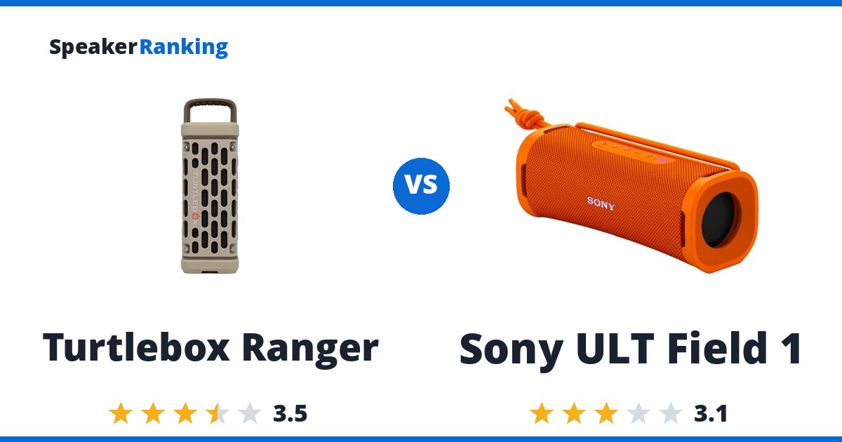 Turtlebox Ranger vs Sony ULT Field 1