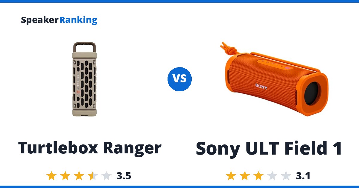Turtlebox Ranger vs Sony ULT Field 1