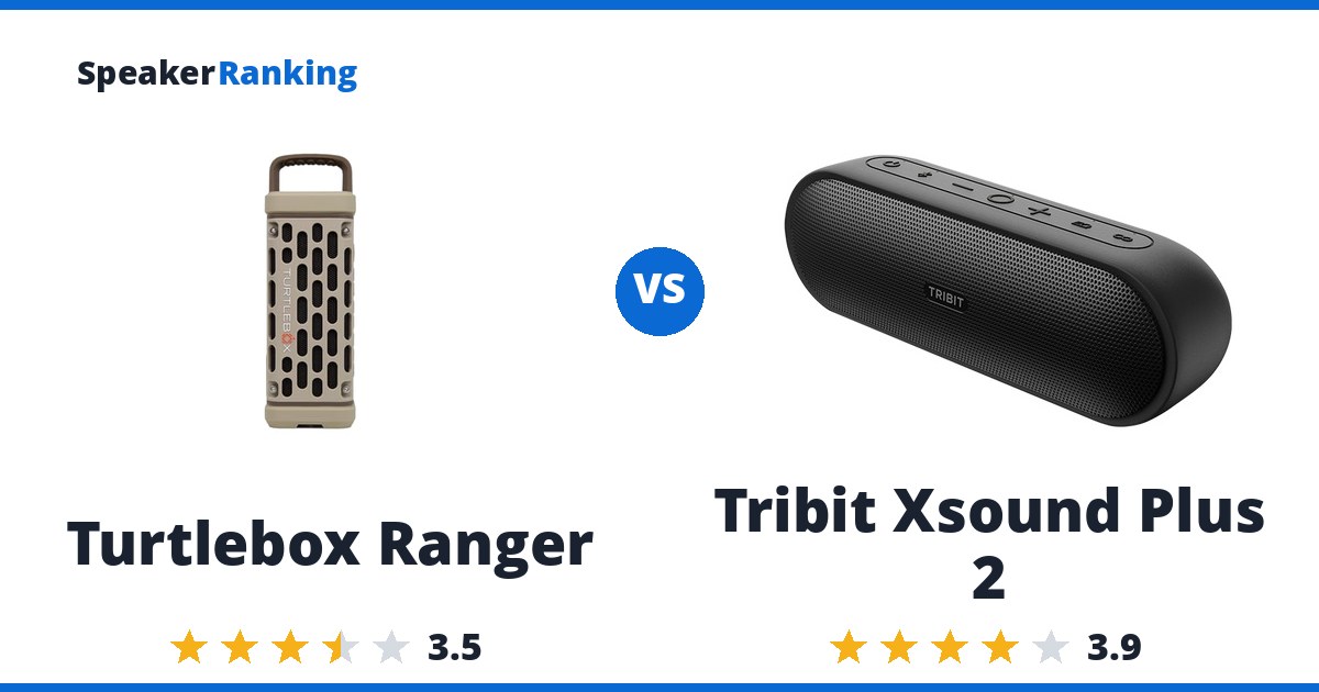 Turtlebox Ranger vs Tribit Xsound Plus 2