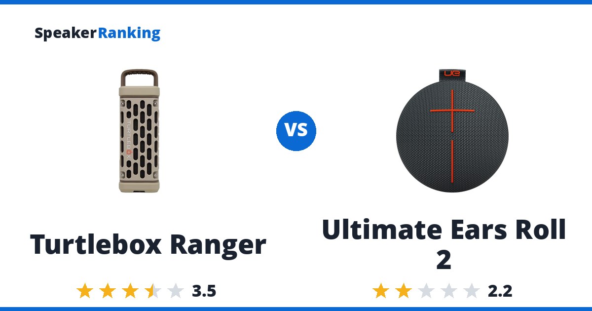 Turtlebox Ranger vs Ultimate Ears Roll 2