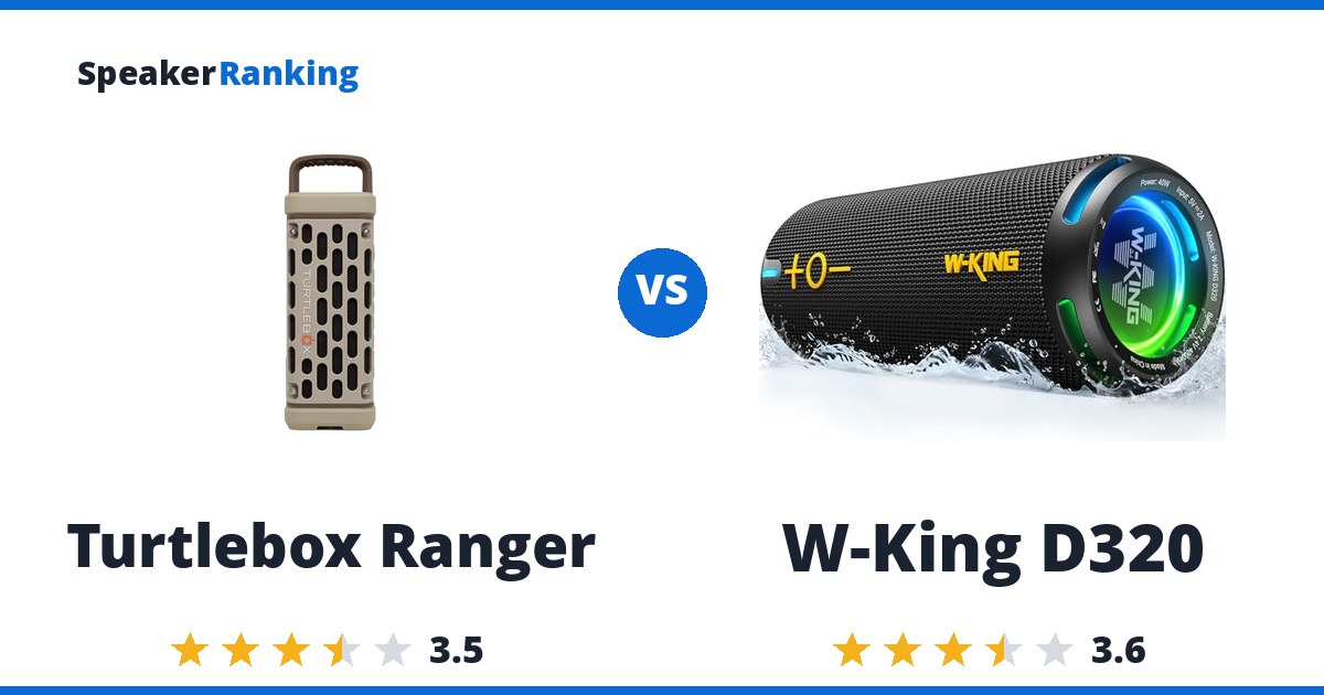 Turtlebox Ranger vs W-King D320