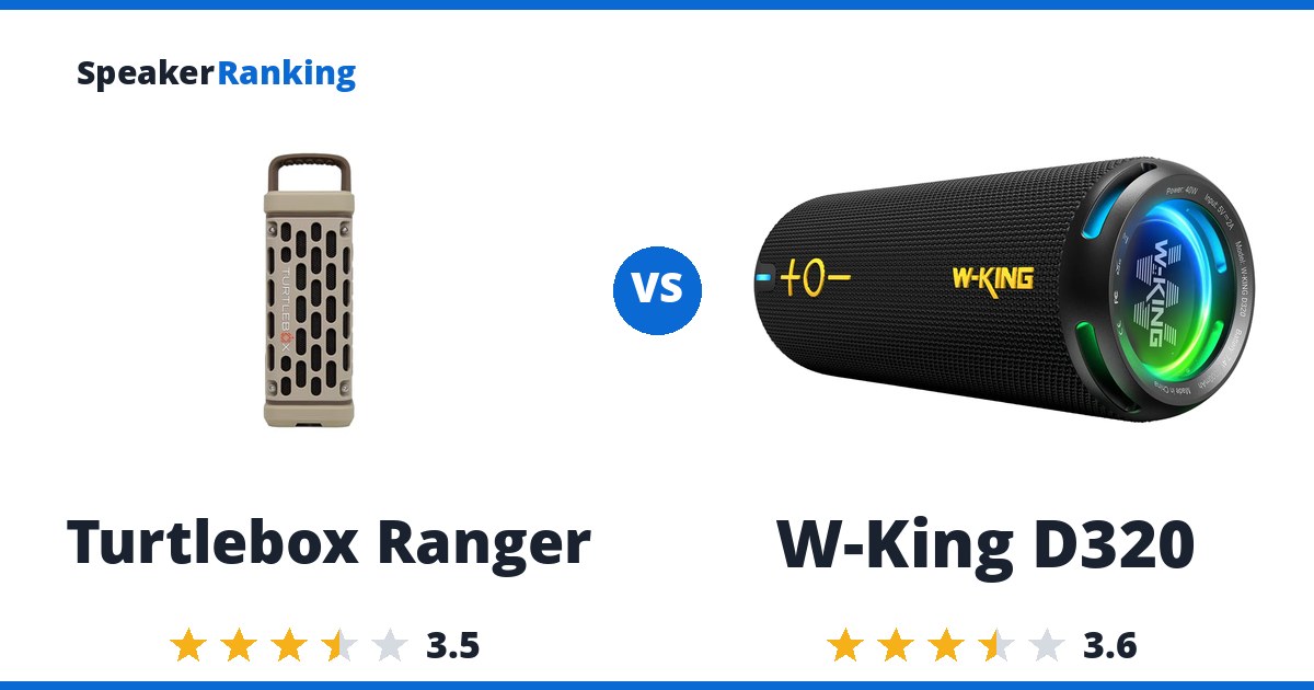 Turtlebox Ranger vs W-King D320