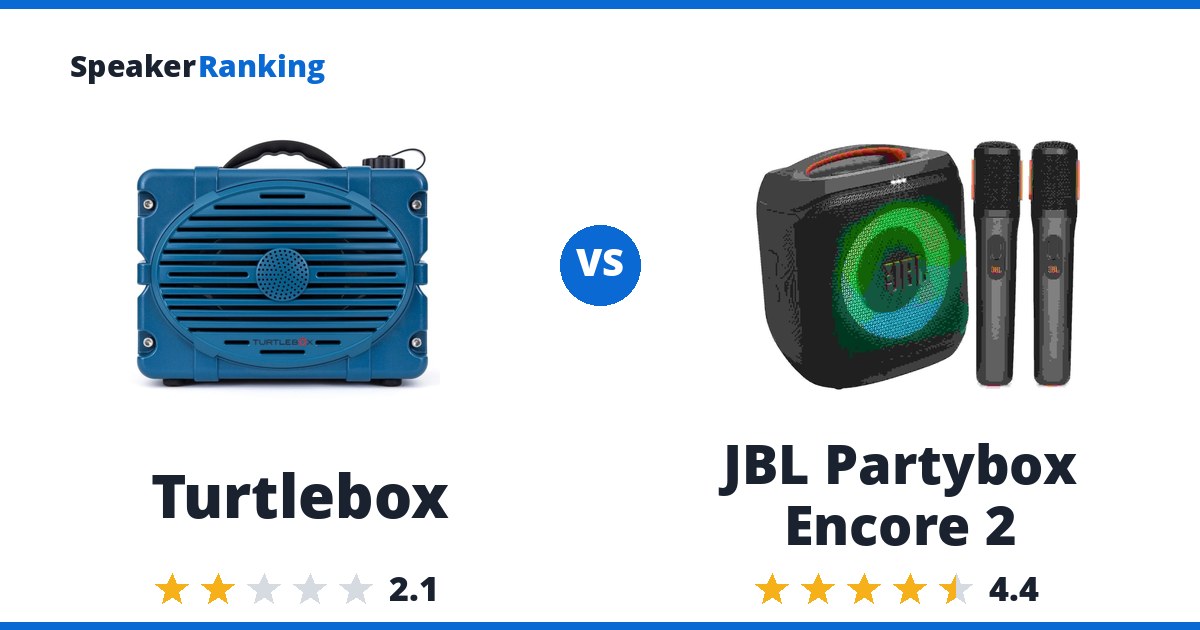 Turtlebox vs JBL Partybox Encore 2