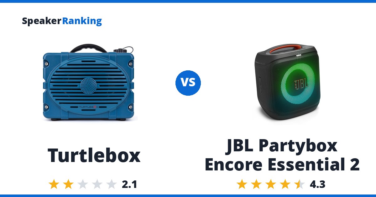 Turtlebox vs JBL Partybox Encore Essential 2