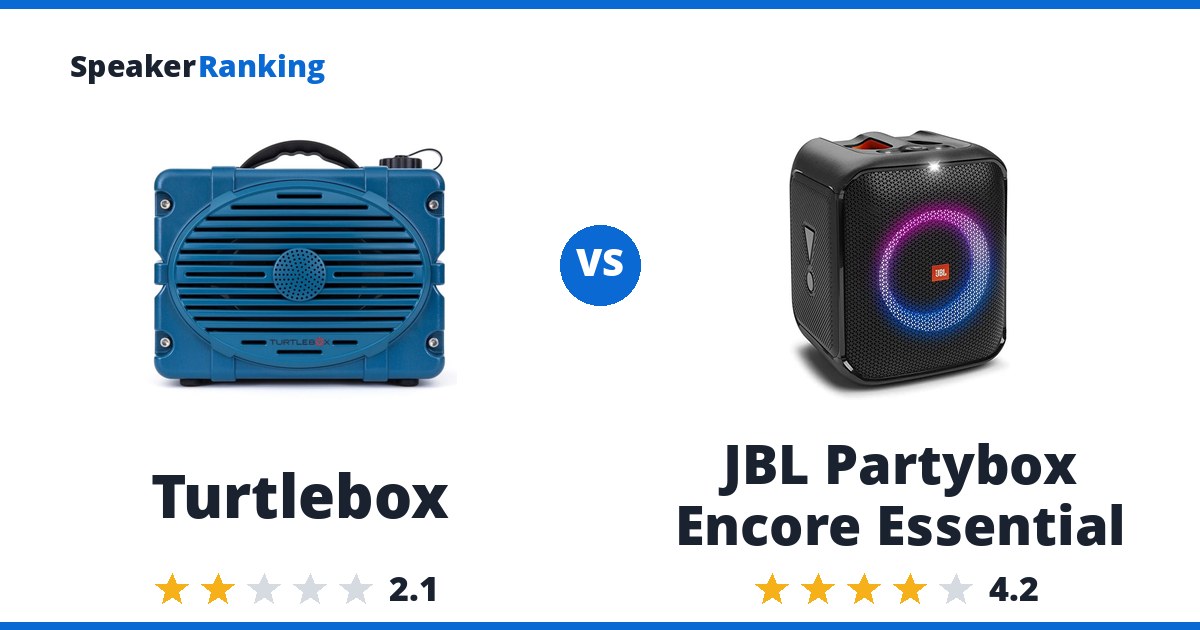 Turtlebox vs JBL Partybox Encore Essential