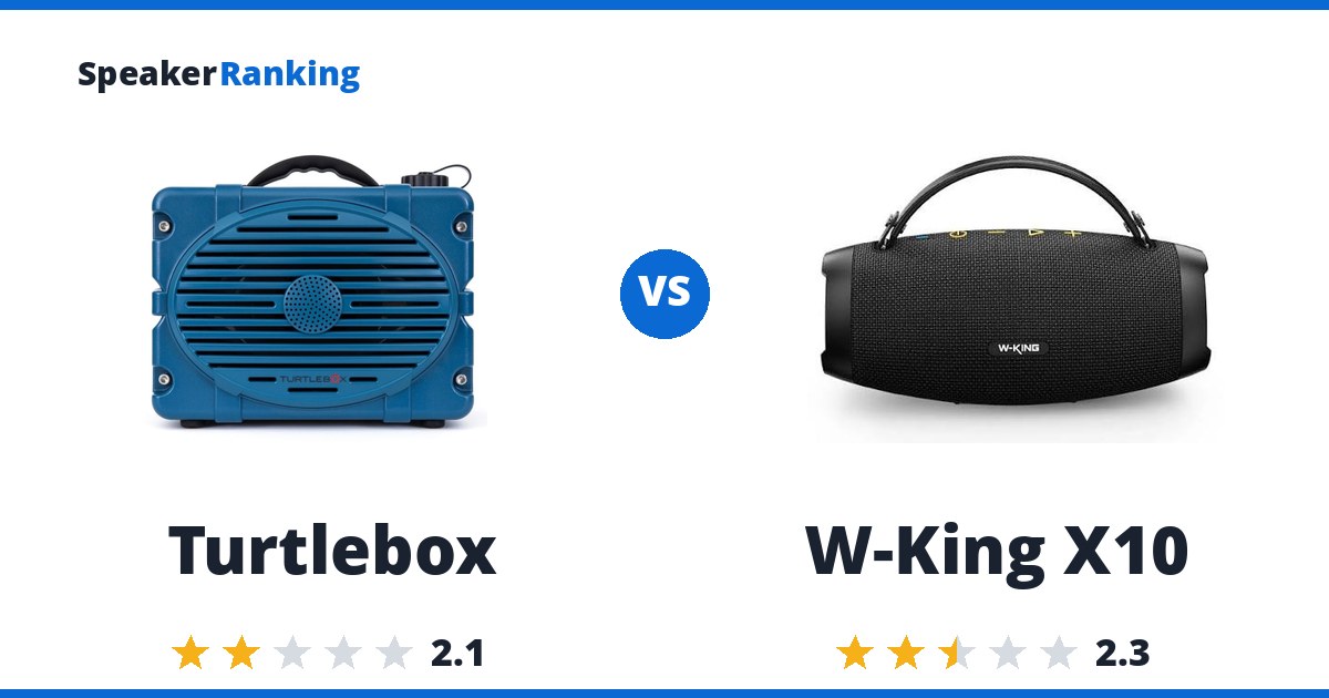 Turtlebox vs W-King X10