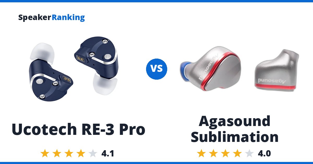 Ucotech RE-3 Pro vs Agasound Sublimation