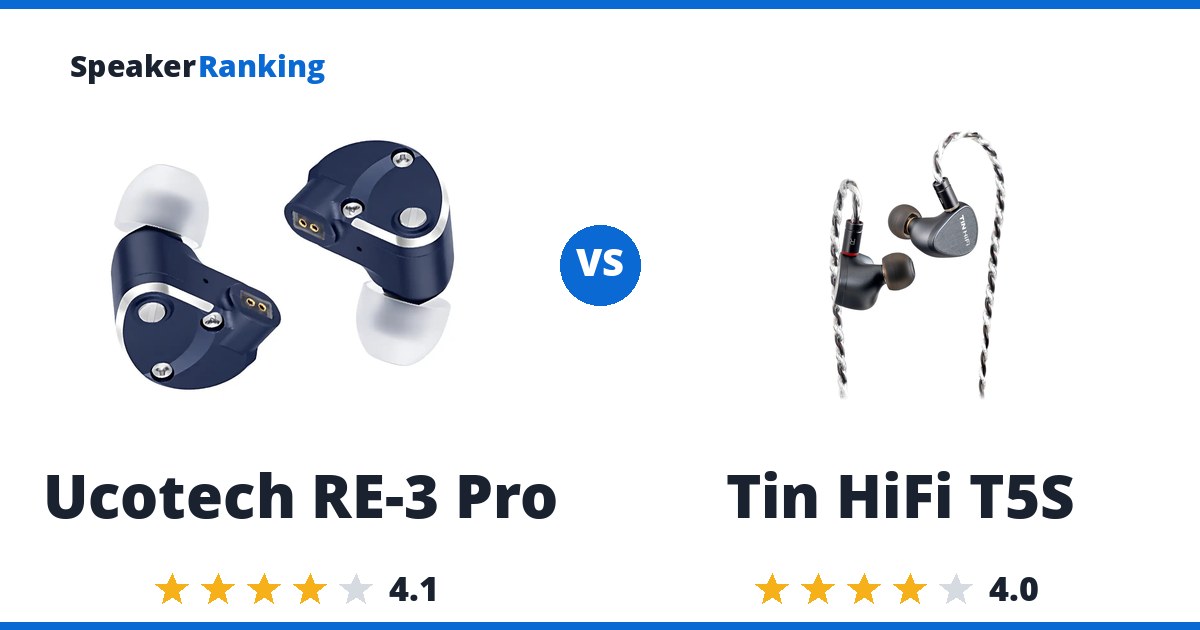 Ucotech RE-3 Pro vs Tin HiFi T5S