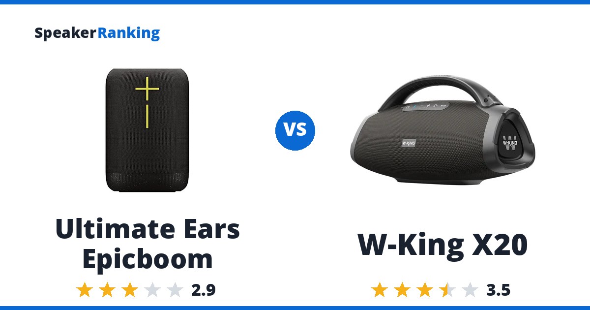 Ultimate Ears Epicboom vs W-King X20