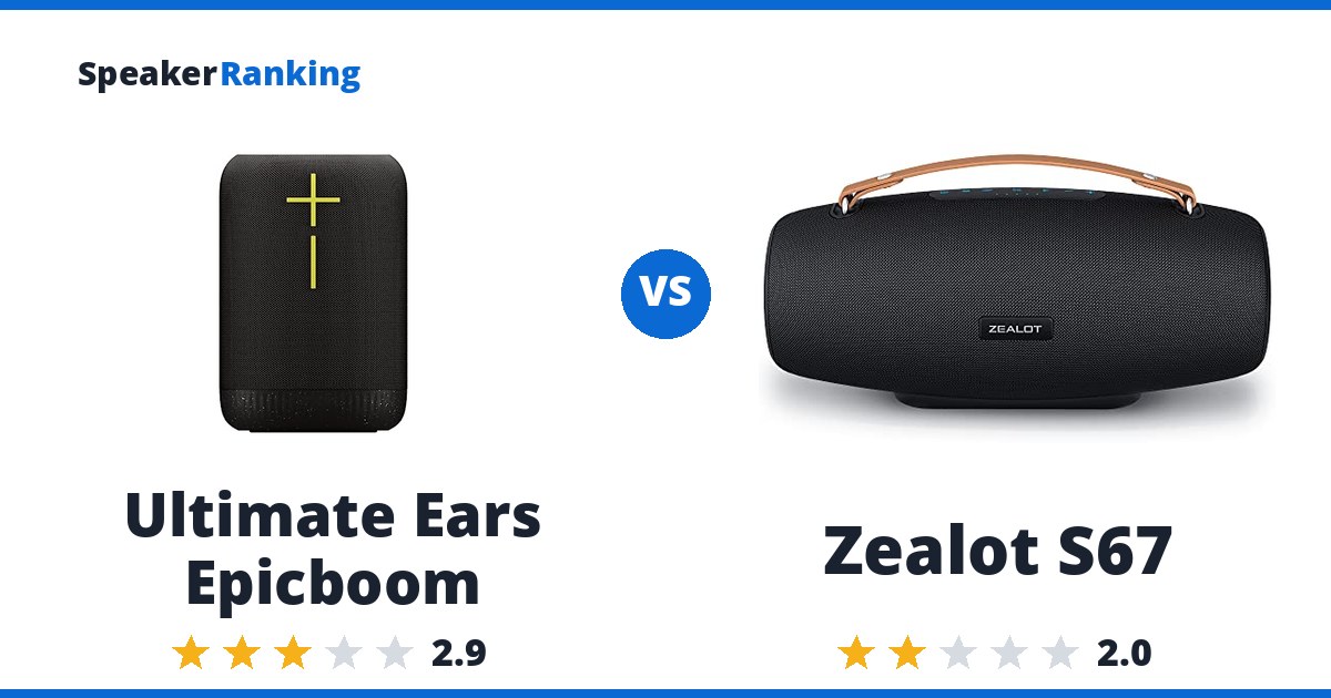 Ultimate Ears Epicboom vs Zealot S67