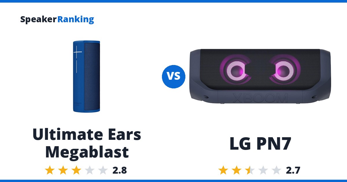 Ultimate Ears Megablast vs LG PN7