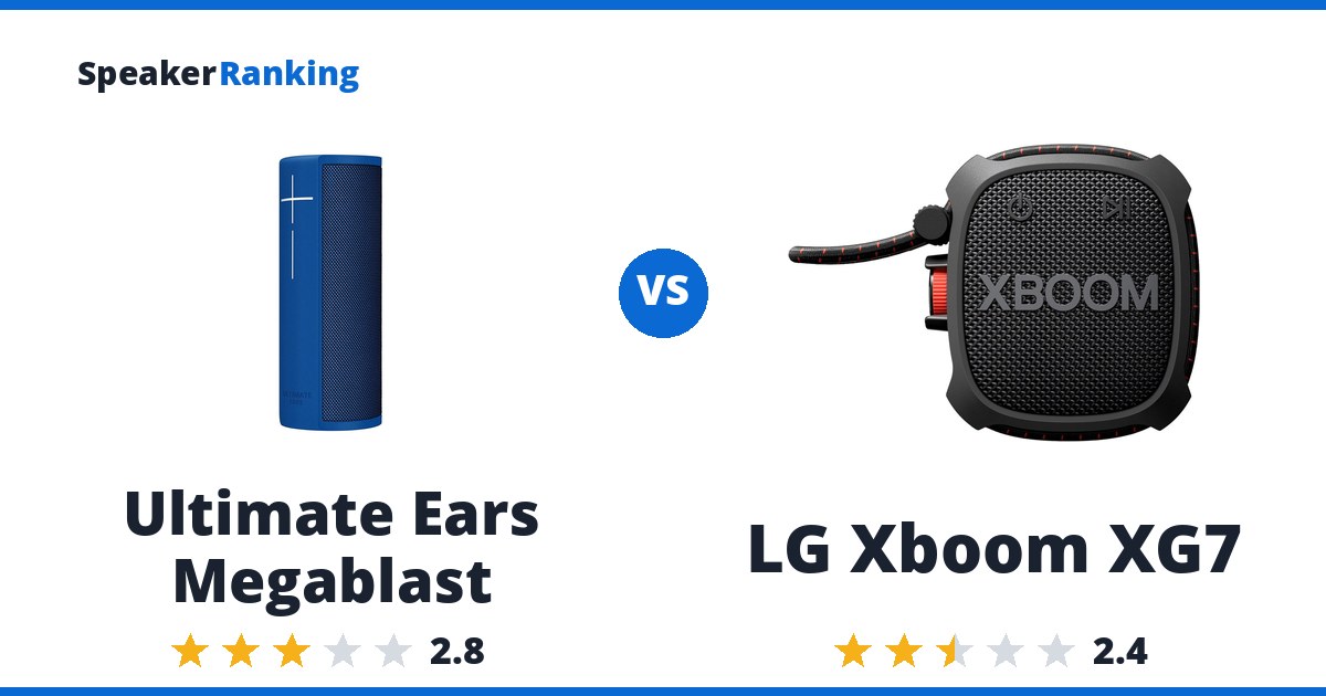 Ultimate Ears Megablast vs LG Xboom XG7