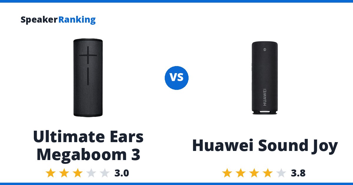 Ultimate Ears Megaboom 3 vs Huawei Sound Joy