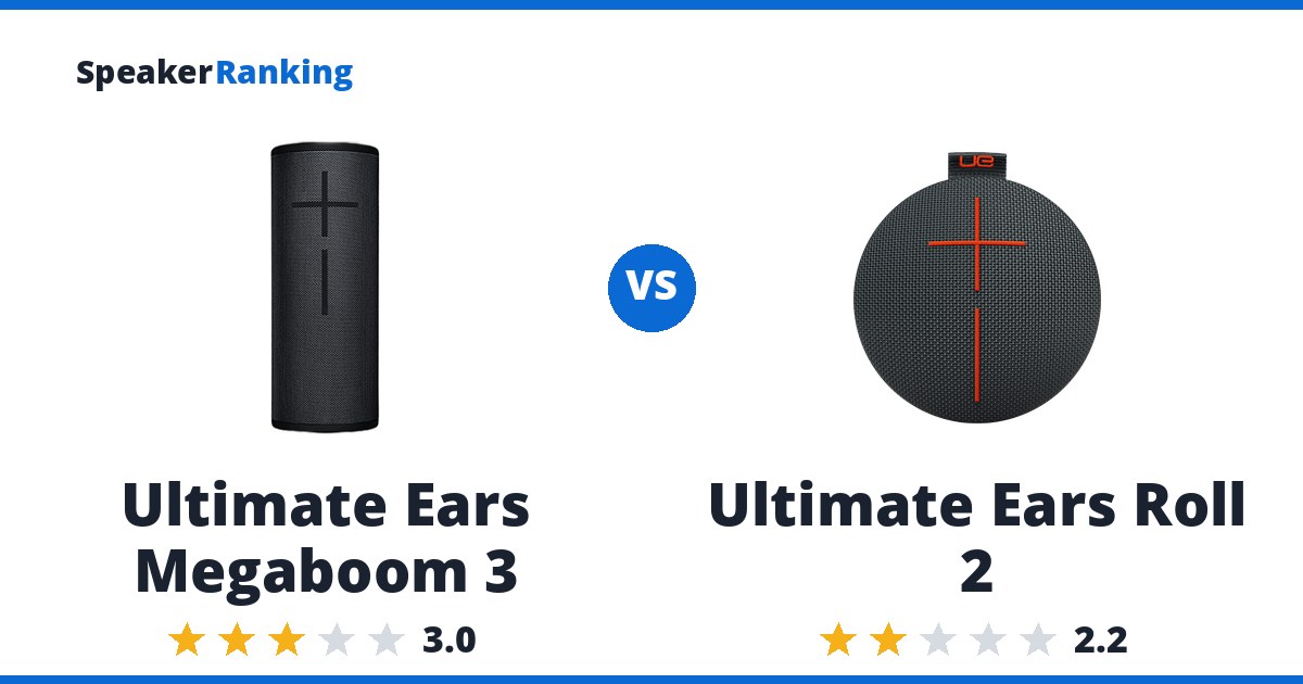 Ultimate Ears Megaboom 3 vs Ultimate Ears Roll 2