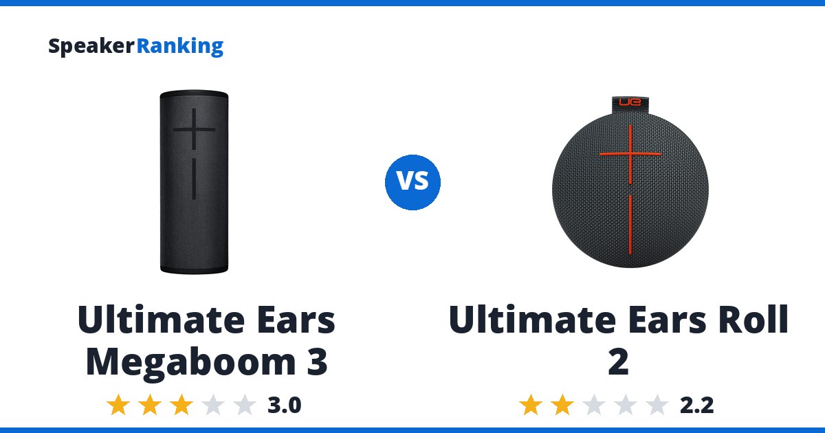 Ultimate Ears Megaboom 3 vs Ultimate Ears Roll 2